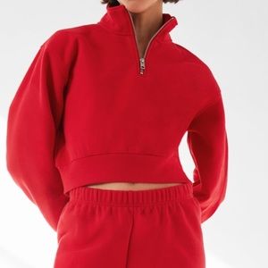 TNA perfect 1/4 zip sweatshirt